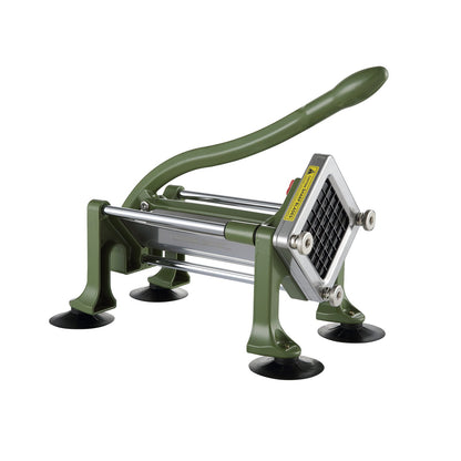 French Fry Cutter, Potato Slicer with 1/2-Inch Stainless Steel Blade, Manual Potato Cutter Chopper with Suction Cups, Great for Potato, French Fries, Cucumber, Vegetables, Carrot