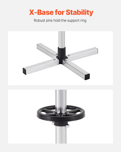 Däckställ, kraftigt däckställ i stål för 4 däck med fälgar, platsbesparande däckhållare för däck upp till 225 mm breda, max 220 lbs lastkapacitet, perfekt för garage och verkstad