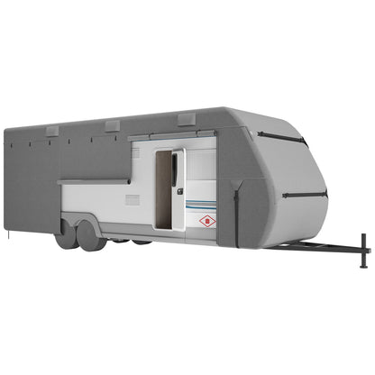 Husvagnsöverdrag 671,6-731,5 cm klass A husbilsöverdrag i non-woven tyg