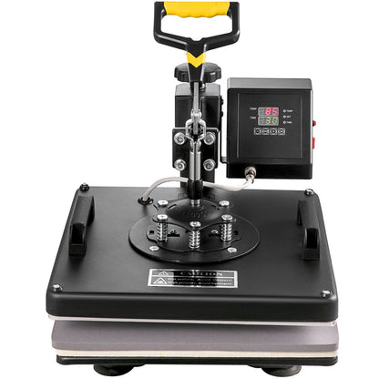 Värmepress 8 i 1 värmepressmaskin 38x38cm värmeöverföringspress 15x15tums T-shirtpress Multifunktionell sublimeringsmaskin för T-shirt mugg hatt plattöverföring