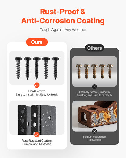 Concealed Joist Hanger, 2x4 Inch Outdoor Concealed-Flange Joist Bracket with Screws, Steel Light Joist Hangers for 1.93 x 3.62 Inch / 49 x 92 mm Beam, Swing, Fence, Wooden Slides, 24 Pcs