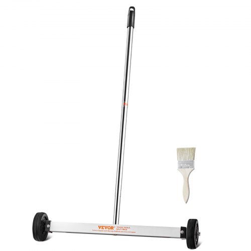 Magnetic Sweeper with Wheels 43.2 cm Mini 4.5 kg Capacity Adjustable Handle