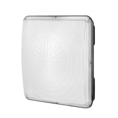 LED-takbelysning, 150W, 16500LM 5000K dagsljus Kommersiell industriell utomhustakbelysning, 315mm x 315mm utanpåliggande takbelysning för bensinmack, lager, garage, gatubutik, hotell, IP65