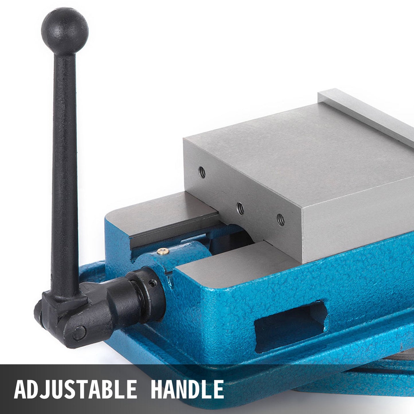 Precision Milling Machine Vise 5 Inch Accu Lock Swivel Base Clamping Vise 360 Degrees Scale Bench Vice Clamp 125mm Width for Milling Drilling Machine Precision Parts Finishing