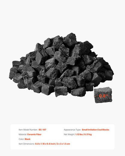 Lavastenar, 20,32-30,48 mm eldstenar Lavastenar för eldstad, Återanvändbara eldstenar för inomhus- och utomhusbruk, Dekorativ eldsten för propan-/gaskamin, spis, innergård, camping