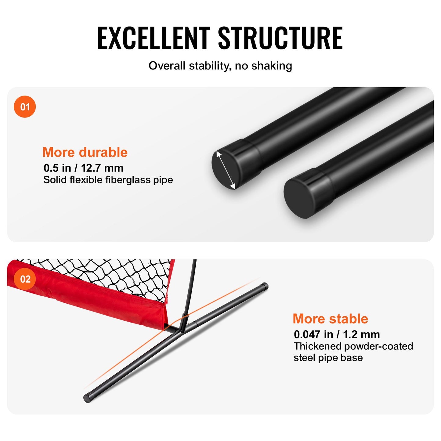 L-skärm baseboll för slagbur, 7x7 fot baseboll- och softbollsäkerhetsskärm, bärbar slagskärm för kroppsskydd med bärväska och markpinnar, basebollkastnät för skydd av kastare