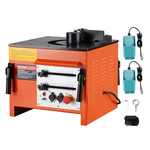 Benchtop Electric Rebar Bender, 1700W Heavy-duty Hydraulic Rebar Bending Machine, 3 Bending Angle up to 1 In #8 (4-25mm) within 4 Seconds, High Power Steel Rebar Bender w/ Rich Accessory,RB-25