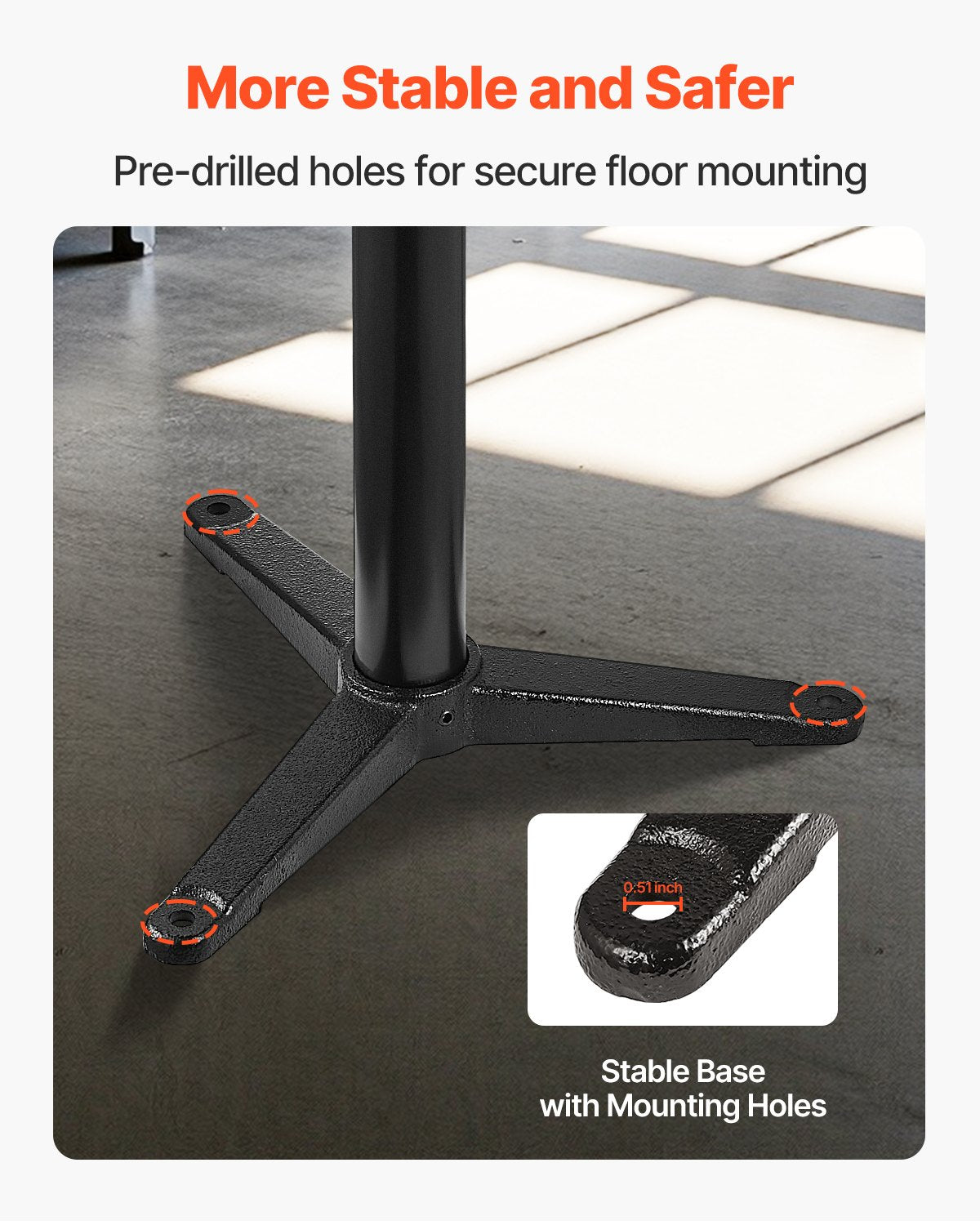 Stativ för bänkslipmaskin, golvpiedestal för bänkslipmaskin med monteringsplatta 31,5 x 25,4 cm, höjdjusterbart piedestalstativ med förvaringsfack för slipskiva och kraftig gjutjärnsbas