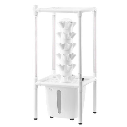 Hydroponic Growing System with Grow Light, 30 Pods Vertical 6 Tiers Hydroponic Tower, Home Hydronic Garden with Water Pump, Plants Germination Kit for Indoor Herbs, Fruits and Vegetables