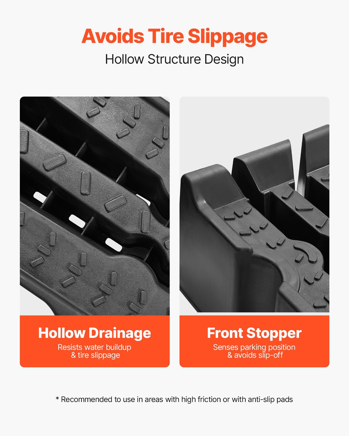 Bilramper, 2 st. 7257 kg totalvikt, 170 mm lyfthöjd, bärbara högprofilerade bilserviceramper för underhåll av hemmagarage och oljebyten, kraftiga för lastbilar, SUV-fordonsreparationer, svarta