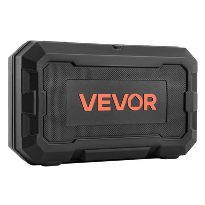 Hylsnyckelsats, 18 delar, 12,7 mm hylsnyckelsats, metrisk storlek från 10 till 27 mm, mekanisk verktygssats med förvaringsfodral, tydliga markeringar, förkromad CR-V-legeringsstål, för bilreparationer