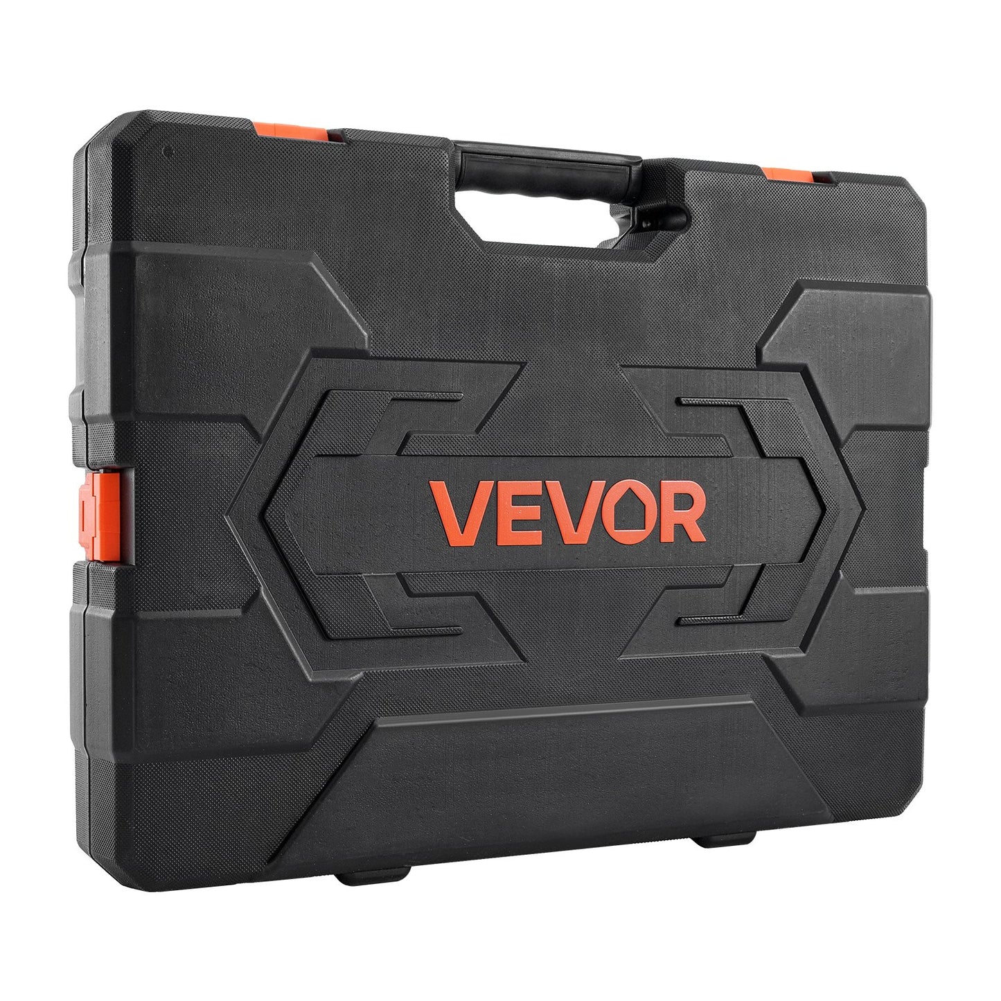 Hylsnyckelsats, 104 delar, 9,5 mm hylsnyckelsats, metrisk storlek från 6 till 24 mm, djup och standard, mekanisk verktygssats med förvaringsfodral, förkromad CR-V-legeringsstål, för bilreparationer