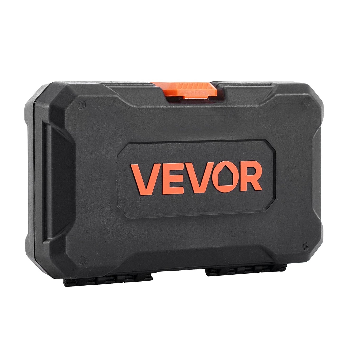 Hylsnyckelsats, 27 delar, hylsnyckelsats med 6,4 mm fäste, SAE och metrisk, mekanisk verktygssats med spärrnyckel, förlängningsstång och förvaringsväska, CR-V legerat stål, för bilreparationer