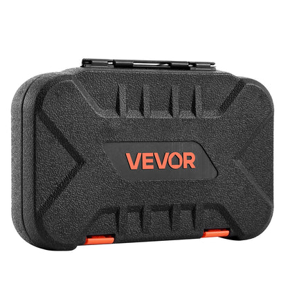 Hylsnyckelsats, 70 delar, hylsnyckel- och spärrhakesats med 6,4 mm fäste, SAE och metrisk, djup och grund, mekanisk verktygssats med bits, tillbehör och förvaringsväska, CR-V legerat stål, för bilreparationer