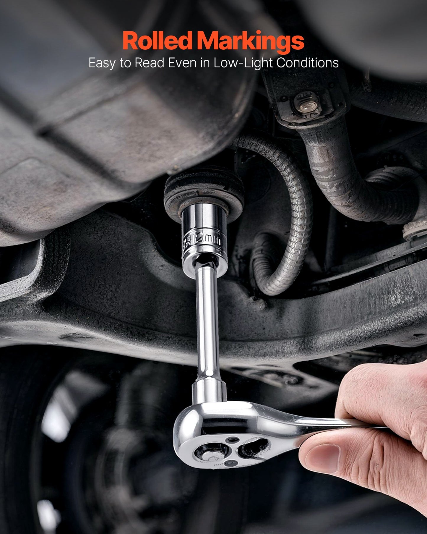 Hylsnyckelsats, 108 delar, hylsnyckel- och spärrhakesats med 6,4 och 12,7 mm fäste, metrisk storlek från 4 till 32 mm, mekanisk verktygssats med bits, tillbehör, förvaringsväska, CR-V-legerat stål, för bilreparationer