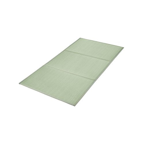 Japanese Tatami Mat, Twin Size Foldable Japanese Tatami Mattress( Natural Rush Grass), Japanese Floor Mattress with Non-Slip Backing & Fresh Scent, Futon Mattress for Sleeping Meditation Yoga
