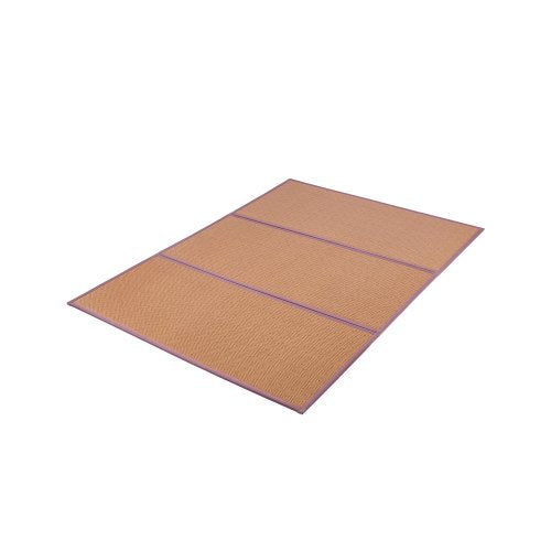 Japanese Tatami Mat, 80 x 55 in Foldable Handwoven Natural Rattan Tatami Mat, Non-Slip & Easily Cleaned Japanese Tatami Floor Mat, Summer Breathable Sleeping Mat for Meditation Yoga Relaxation