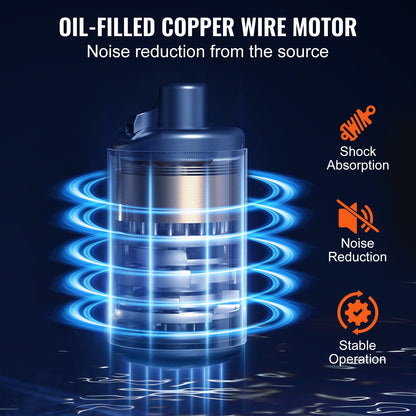 Avloppspump för tvättställ, 200W 1500GPH, 548,6 cm tryckhöjd, 3,8 cm utlopp, lågt dräneringsutlopp, korrosionsbeständig, lågt ljud, för villkällare, tvättmaskiner, mångsidiga handfat och barer