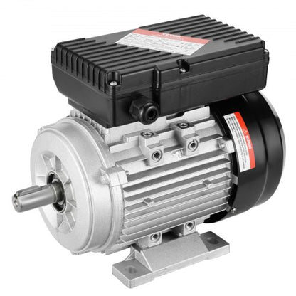 0,55 kW elmotor 1400 rpm, AC 220~240 V 4,5 A, 80, B3-ram, luftkompressormotor enfas, 19 mm kilaxel, medurs/moturs rotation för jordbruksmaskiner och allmän utrustning