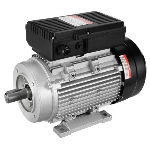 1,5 kW elmotor 1400 rpm, AC 220~240V 9,85A, 90 l, B34-ram, luftkompressormotor enfas, 24 mm kilaxel, medurs/moturs rotation för jordbruksmaskiner och allmän utrustning