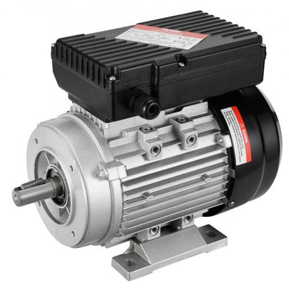 0,75 kW elmotor 2850 rpm, AC 220~240 V 5,15 A, 80, B34-ram, luftkompressormotor enfas, 19 mm kilaxel, medurs/moturs rotation för jordbruksmaskiner och allmän utrustning