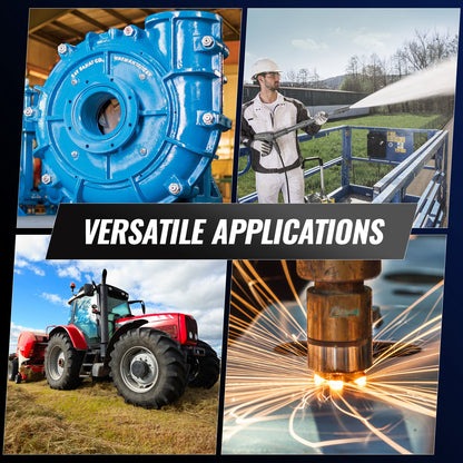 1.5KW Electric Motor 3000 rpm, AC 230V/400V 9.5A/3.5A, 90L, B3 Frame, Air Compressor Motor 3-Phase, 24mm Keyed Shaft, CW/CCW Rotation for Agricultural Machinery and General Equipment