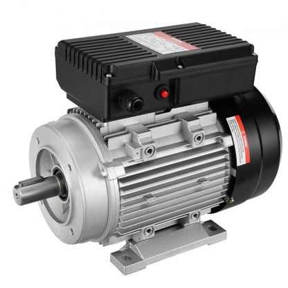 1,1 kW elmotor 2800 rpm, AC 220~240 V 7,1 A, 90 SEK, B34-ram, luftkompressormotor enfas, 24 mm kilaxel, medurs/moturs rotation för jordbruksmaskiner och allmän utrustning