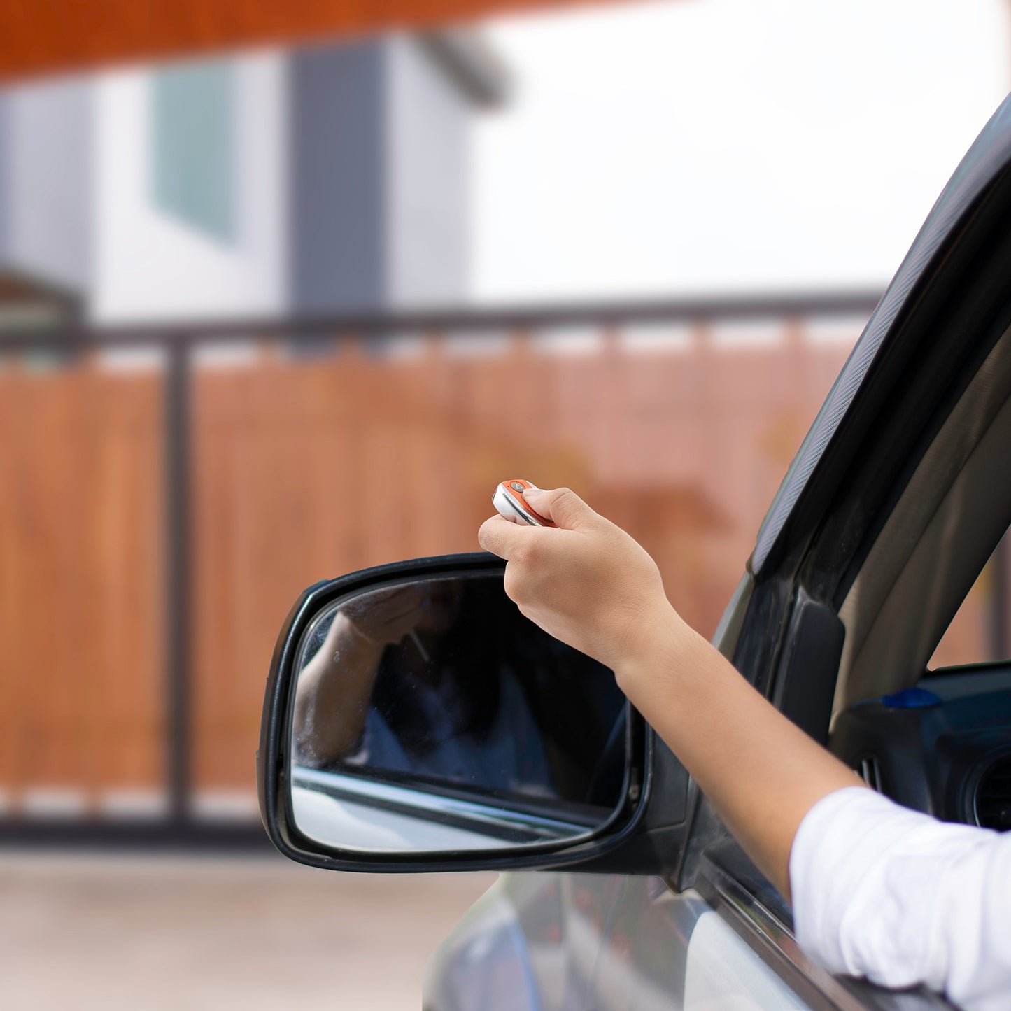 Fjärrkontroll för skjutgrindsöppnare, 40 meters räckvidd, 4-knapps fjärrkontroll för automatisk grindöppnare, fjärrkontroller för garageportsöppnare, multikods elektrisk rullande uppfartsgrindstängare smart nyckel säkerhetskit