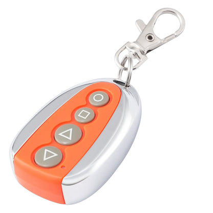 Fjärrkontroll för skjutgrindsöppnare, 40 meters räckvidd, 4-knapps fjärrkontroll för automatisk grindöppnare, fjärrkontroller för garageportsöppnare, multikods elektrisk rullande uppfartsgrindstängare smart nyckel säkerhetskit