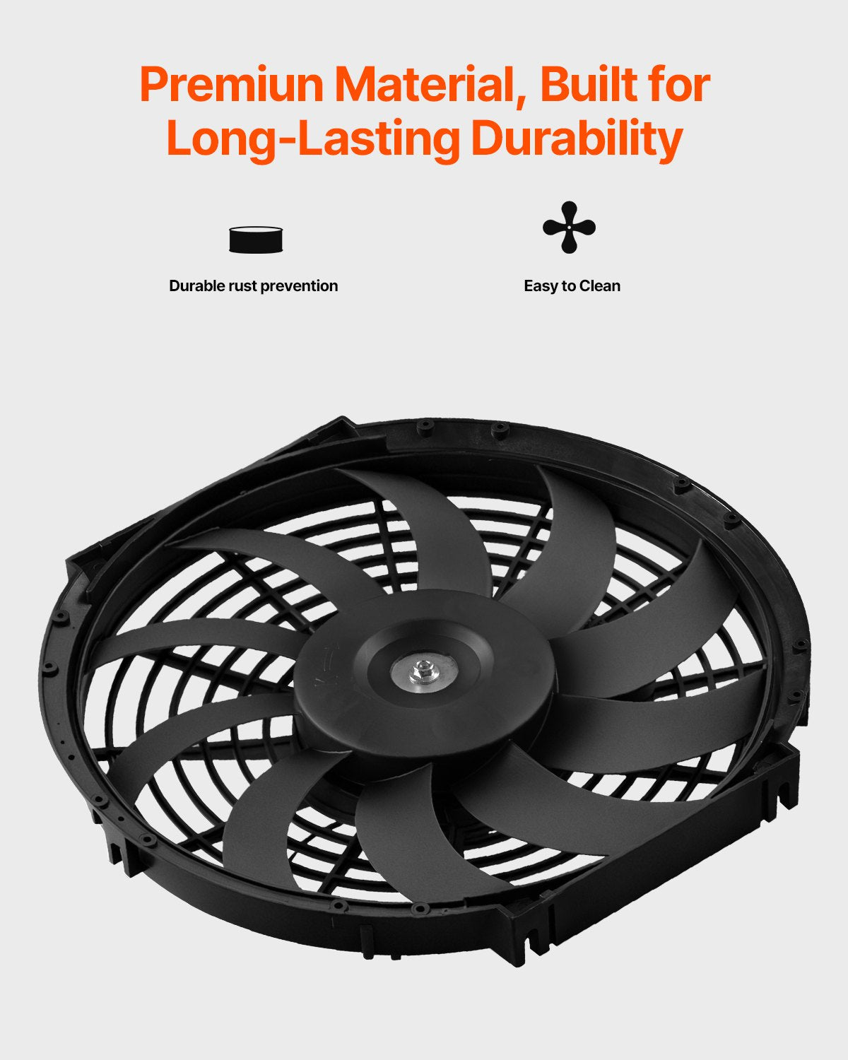 Gavelmonterad fläkt, 12 tums solenergidriven vindsfläkt med justerbar termostat och yttre nät, 1300 CFM husfläkt kyler upp till 1850 kvm, tyst ventilation för tak, garage, butik, svart