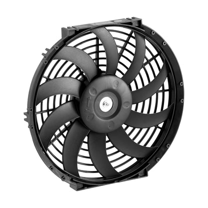 Gavelmonterad fläkt, 12 tums solenergidriven vindsfläkt med justerbar termostat och yttre nät, 1300 CFM husfläkt kyler upp till 1850 kvm, tyst ventilation för tak, garage, butik, svart