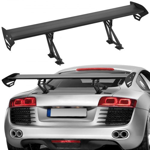Universal Rear Spoiler GT Style Adjustable Trunk Wing Car Racing 43.3"/110 cm