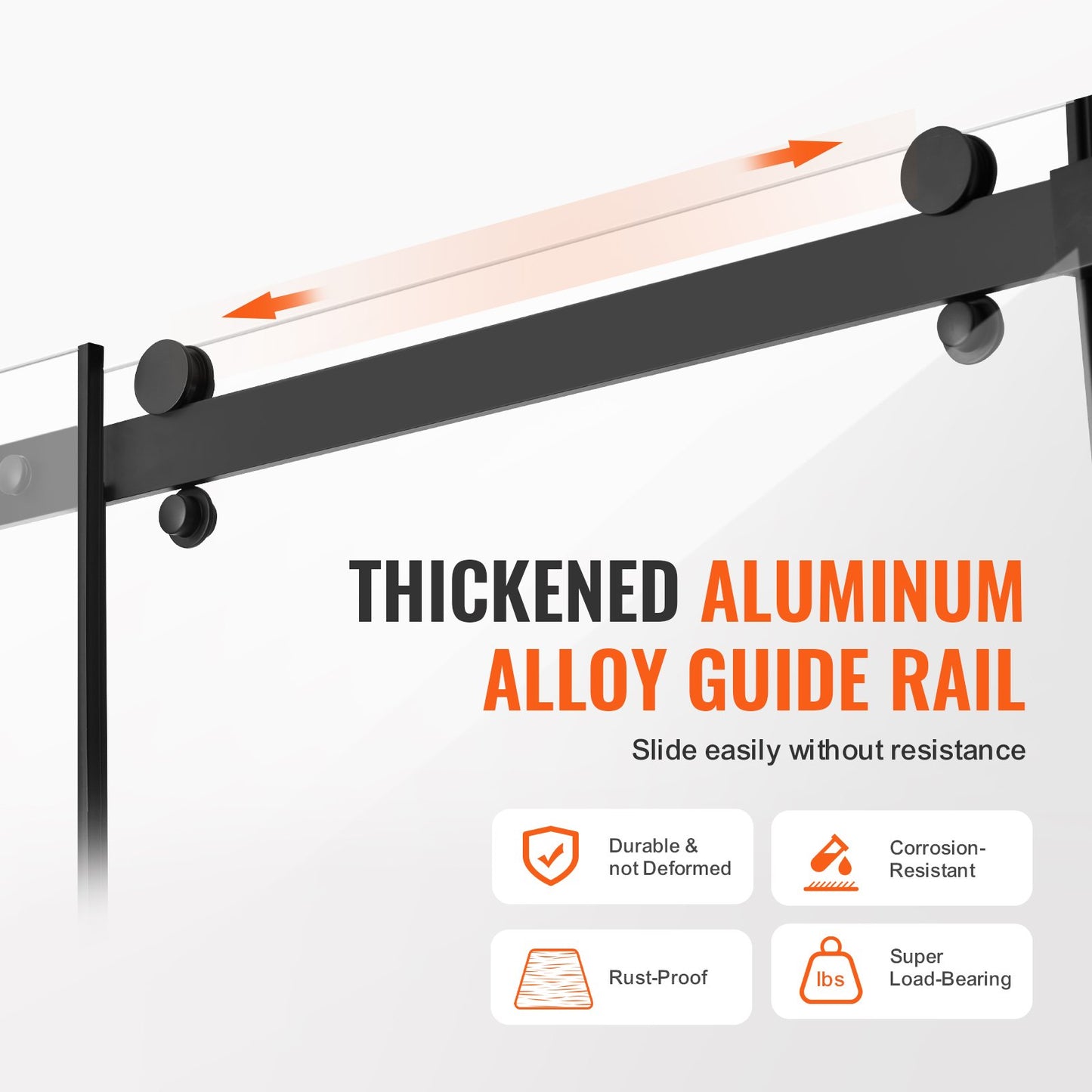 Ramlös duschdörr, 136-139 cm B x 183 cm H, skjutdörr i glas med 8 mm klart SGCC-härdat glas, vattentät, splittersäker, fläckbeständig med rostfria beslag, mattsvart
