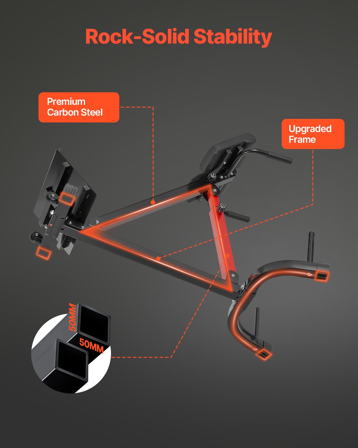 Romersk stol Hyperextensionbänk, 145 kg justerbar förlängningsmaskin, multifunktionell träningsutrustning för sätesmuskler, hamstringsmuskler, ländrygg och magträning, fitnessviktbänk för hemmagym