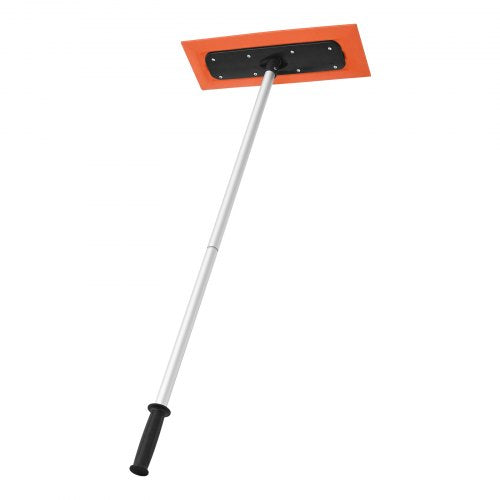 Snow Roof Rake, 1.2m Long Reach Car Roof Snow Scraper, 45cm Foam Blade for No Scratches, Non-Slip Handle, Lightweight Snows Removal Tool for Vehicle Garage Rooftop Leaves Debris Clearing