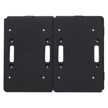 Möbelvagn, 226,8 kg kapacitet per förpackning, möbelflyttningsvagn med hjul, bärbara flytthjul, 4 hjul, kraftig, liten platt vagn med låsfunktion för tunga möbler, 2-pack, svart