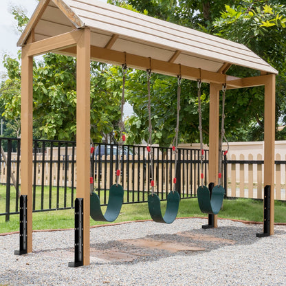 Reparationssats för ankare till staketstolpar, 2-pack med innerdiameter 2 x 2 tum, kraftiga stödpinnar i stål för staketstolpar, jordspett för ankare för reparation av lutande, trasig trästolpe