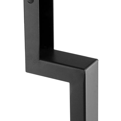 Reparationssats för ankare till staketstolpar, 2-pack med innerdiameter 2 x 2 tum, kraftiga stödpinnar i stål för staketstolpar, jordspett för ankare för reparation av lutande, trasig trästolpe