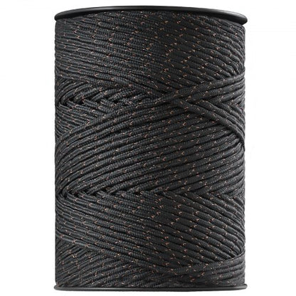 Electric Fence Wire, 1000Ft 305M Portable Polywire, 1/4" Diameter 2 Copper Strands for Reliable Conductivity and Rust Resistance, Fencing Rope Line for Horse, Cattle, Livestock