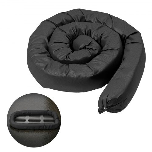 Sedimentfilterstrumpa, dia. 127 mm x 3048 mm L täckning, erosionsskyddsstrumpor med polypropylenfyllning, flexibla och effektiva slamfilterstrumpor för dagvattenhantering, dräneringsskydd