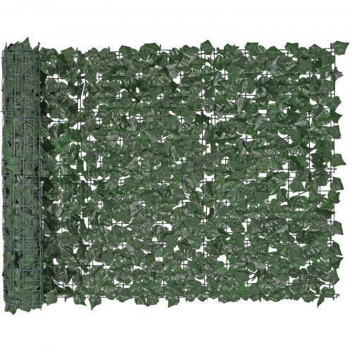 Ivy Privacy Fence, 1 x 2.5 m Artificial Green Wall Screen, Greenery Ivy Fence with Strengthened Joint, Faux Hedges Vine Leaf Decoration for Outdoor Garden, Yard, Balcony, Patio Decor