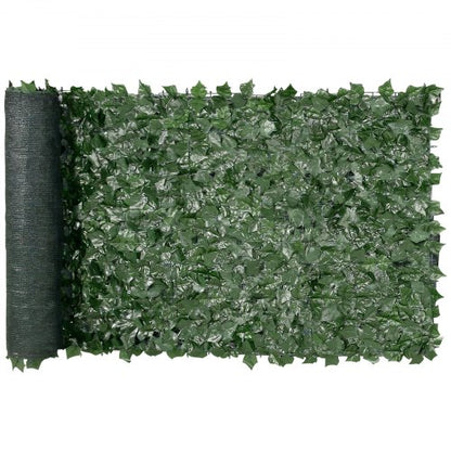 Ivy Privacy Fence, 990 x 2490 mm Artificial Green Wall Screen, Greenery Ivy Fence with Mesh Cloth Backing and Strengthened Joint, Faux Hedges Vine Leaf Decoration for Outdoor Garden, Yard