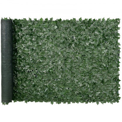 Ivy Privacy Fence, 1.5 x 3m Artificial Green Wall Screen, Greenery Ivy Fence with Mesh Cloth Backing and Strengthened Joint, Faux Hedges Vine Leaf Decoration for Outdoor Garden, Yard, Balcony