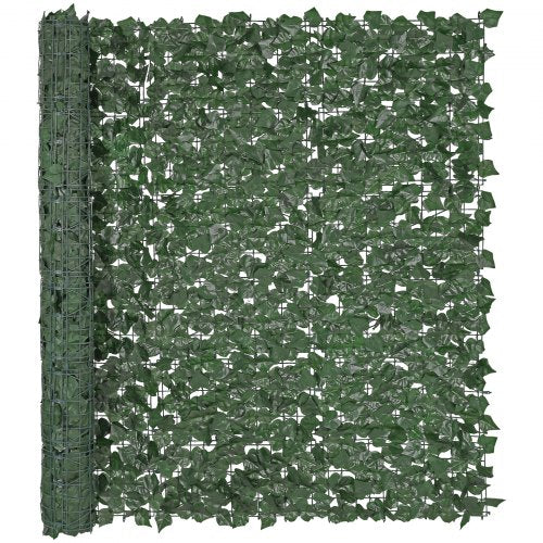 Ivy Privacy Fence, 1500 x 2490 mm Artificial Green Wall Screen, Greenery Ivy Fence with Strengthened Joint, Faux Hedges Vine Leaf Decoration for Outdoor Garden, Yard, Patio Decor