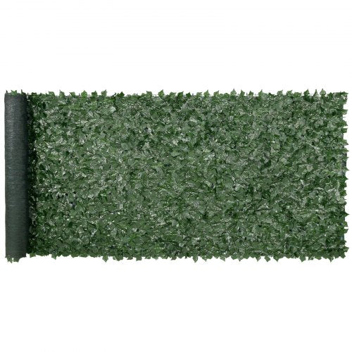 Ivy Privacy Fence, 1.5 x 4m Artificial Green Wall Screen, Greenery Ivy Fence w/ Mesh Cloth Backing and Strengthened Joint, Faux Hedges Vine Leaf Decoration for Outdoor Garden, Yard, Balcony