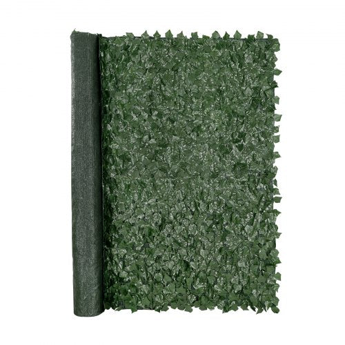 Ivy Privacy Fence, 1830 x 2440 mm Artificial Green Wall Screen, Greenery Ivy Fence with Mesh Cloth Backing and Strengthened Joint, Faux Hedges Vine Leaf Decoration for Outdoor Garden, Yard