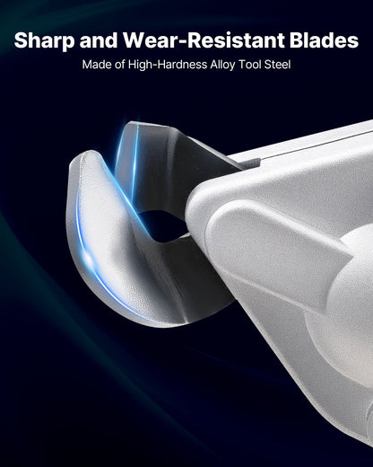 Metallsax, sladdlös plåtskärare med 360-graders vridbart huvud, dubbla blad, 220VAC 20VDC, skär 1,22 mm galvaniserat stål, 1 mm rostfritt stål, aluminium, plast, kartong, 2800 SPM