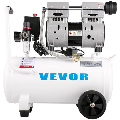 Air Compressor 20.8 L, Portable Air Compressor 1 HP, Oil-Free Air Compressor Steel Tank 750W, Pancake Air Compressor 115 PSI, Ultra Quiet Compressor for Home Repair, Tire Inflation