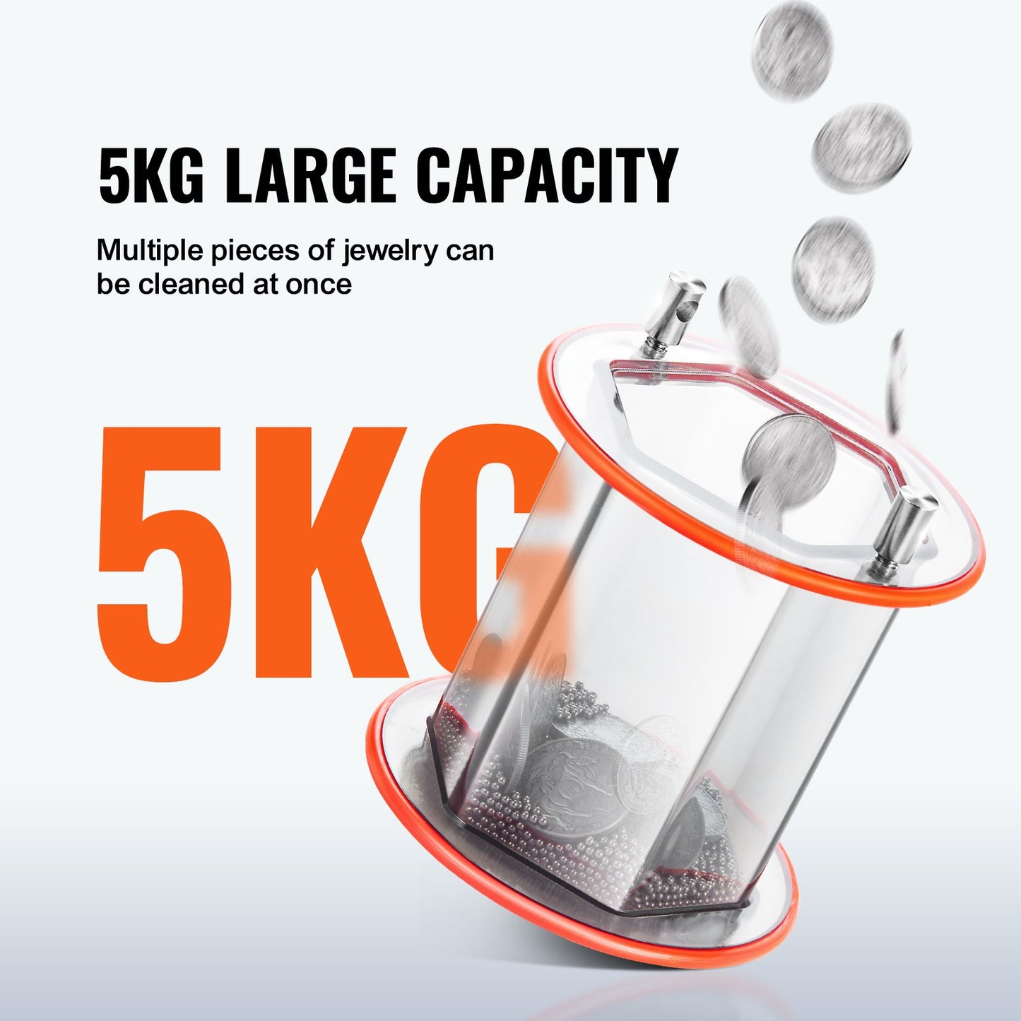 5kg Rotary Tumbler Surface Polisher Jewelry Polish Finish Machine Gem DIY