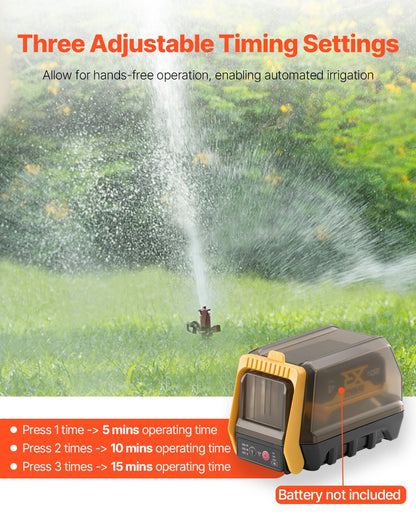 Cordless Submersible Water Transfer Pump, 33 L/min(528GPH), Portable Sump Pump with G3/4" Garden Hose, Compatible with Dewalt 20V MAX Battery (No Battery), Electric Utility Pump for Pool, Garden, Pond